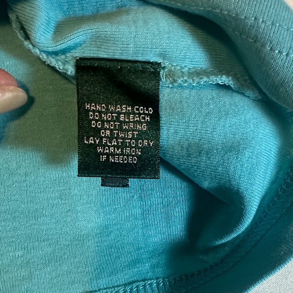 Ralph Lauren Turquoise Tank Top - Picture 3 of 4